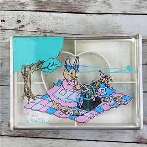 Vintage Bunny tales jewelry box